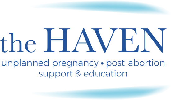 Haven logo - unplanned pregnancy, post abortion support and education